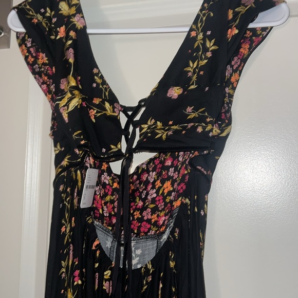 NWT Free People Floral Print Dress - Picture 5 of 6